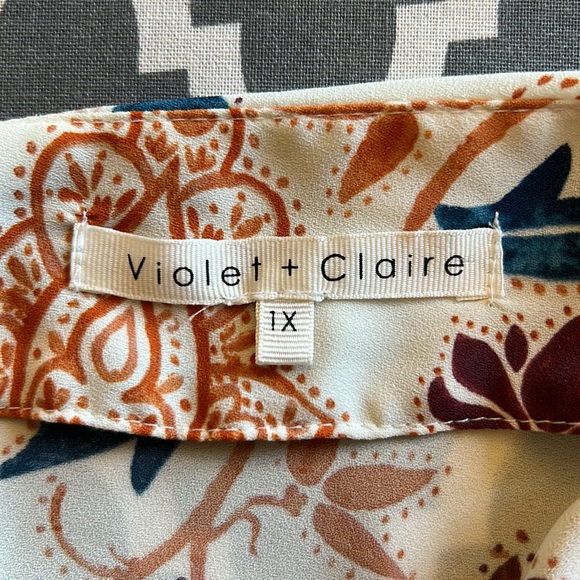 Violet & Claire Boho tunic top sx 1X - Picture 9 of 12